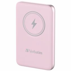 Verbatim Charge 'n' Go Lithium Polymer [LiPo] 10000 mAh Kabelloses Aufladen Pink (VERBATIM CHARGE'N'GO MAGNETIC WIRELESS PWR BNK 10000 PINK)