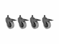 Multibrackets 4936 Zubehör für Beschilderungshalterung Lenkrolle (M Wheelpack Basic 150/180 4 pcs)