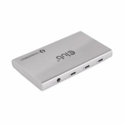 CLUB3D Certified Thunderbolt™4 Tragbarer 5-in-1-Hub mit Smart Power 