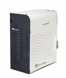 LocknCharge Carrier 15 Schrank zur Verwaltung tragbarer Geräte Grau, Weiß (Carrier 15 Charging Station - UK)