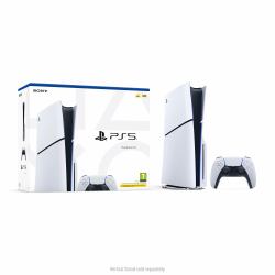 Sony Interactive Entertainment Playstation 5 Slim 1 TB WLAN Schwarz, Weiß (Sony PlayStation 5 Slim Disc 1 TB SSD 8K HDR White)