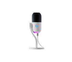Logitech G Yeti GX Schwarz, Weiß Tischmikrofon (Yeti GX Dynamic RGB Gaming Mic w LIGHT)