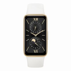 Huawei Band 9 AMOLED Aktivitäts-Trackerarmband 3,73 cm [1.47"] Weiß (Huawei Kimi-B19 Dawn White Body With Dawn White Fluoroelastomer Strap)