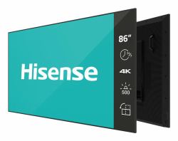 Hisense 86” 4K IPS UHD Digital Signage Display - 24/7 Operation Digitale A-Platine 2,18 m [86"] WLAN 500 cd/m² 4K Ultra HD Schwarz Android 11 24/7 (Hisense DM Series 86' 4K Digital Signage Display)