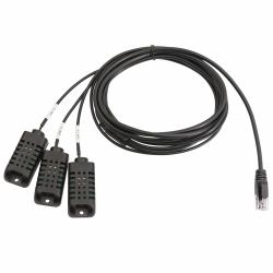 APC 3-fach Easy Rack PDU Temperatur- und Luftfeuchtigkeitssensor (APC Easy Rack - PDU rack temperature & humidity sensor - black)