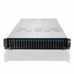 ASUS RS720-E11-RS24U Intel C741 Rack [2U] Schwarz, Silber (RS720-E11-RS24U/10G/2.6KW/24NVMe/OCP/GPU)