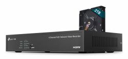 TP-Link VIGI NVR1004H-4P-2TB Schwarz (VIGI 4 CHANNEL POE+ NVR - NETWORK VIDEO RECORDER)