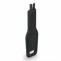 Lindy 47890 Schnittstellenblockierung Türblockierschlüssel RJ-45 Schwarz Acrylnitril-Butadien-Styrol [ABS] (RJ-45 Port Blocker key, Black)