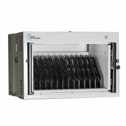 Power Technologies AC-MINI Schrank zur Verwaltung tragbarer Geräte Weiß (AC-MINI 12-Bay Full-Featured)