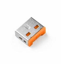 Port Blocker Port Blocker + - Key Usb Type-A Orange 6 Pc[S] - Warranty: 12M