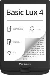 PocketBook Basic Lux 4 eBook-Reader Touchscreen 8 GB WLAN Schwarz (PocketBook Basic Lux 4 e-book reader 8 GB Wi-Fi - Ink Black)