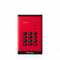 iStorage diskAshur3 SSD 256-bit 1TB - Red 