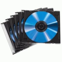 Hama CD Slim Jewel Case, pack 50 Pcs 1 Disks Transparent (SLIM CD JEWEL CASE 50 PACK BLACK)