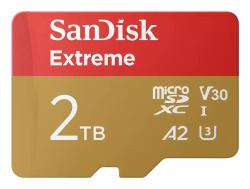 SanDisk Extreme 2 TB MicroSDXC UHS-I Class 10 (Extreme 2 Tb Microsdxc Uhs-I - Class 10 - Warranty: 12M)