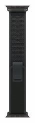 Apple MYQ63ZM/A Intelligentes tragbares Accessoire Band Schwarz Nylon, Polyester, Spandex, Titan (-APPLE WATCH 49 BLACK BLACK TI TL M/)