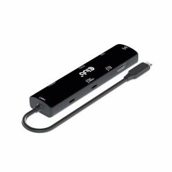 CLUB3D USB4™ Gen3x2 Type-C, 6-in-1 Hub with HDMI™ 8K60Hz or 4K120Hz, 2xUSB Type-A[10G], Ether...