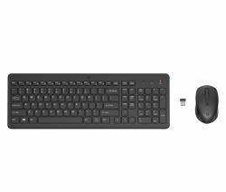 HP 330 Wireless Mouse and Keyboard Combination (330 Wls Mse and KB Combo UK - Warranty: 3M)