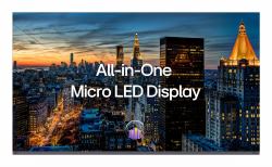 LG LAAA007 LED Drinnen (136" LAAA007 All-in-One MicroLED Display - 136" LAAA007 All-in-One MicroLED Display)