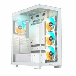 GIGABYTE C500 PANORAMIC STEALTH Midi Tower Weiß (GIGABYTE C500 PANORAMIC STEALTH ICE WH)