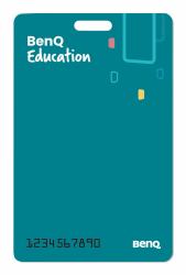 BenQ NFC card for interactive displays (NC01A - BENQ EDUCATION GREEN - NFC CARD)