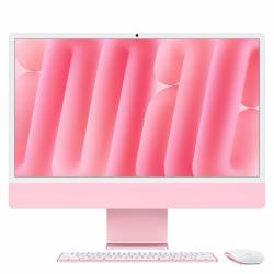 Apple iMac 24-inch with Retina 4.5K display: M4 chip with 10‑core CPU and 10‑core GPU, 16GB, 256GB SSD - Pink (Allinone 24inch iMac with Retina 4.5K Display M4 chip with 10-Core CPU and 10-Core...