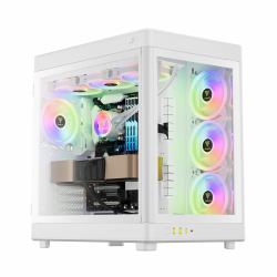 GAMDIAS NESO P1 WH Computer-Gehäuse Full Tower Weiß (NESO P1 PRO DUAL CHAMBER FULL-TOWER WHITE CASE)