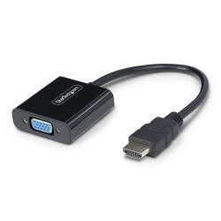 StarTech.com HDMI auf VGA Adapter/Kabel, Aktiver HDMI Adapter/Videokonverter für Laptop-Desktop, 1920x1080 [1080p], HDMI-Quelle zu VGA-Monitor/Bildschirm (HDMI TO VGA ADAPTER 1080P - - ACTIVE VIDE...