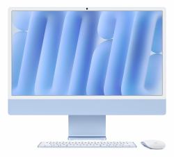 Apple iMac Apple M M4 59,7 cm [23.5"] 4480 x 2520 Pixel All-in-One-PC 16 GB 512 GB SSD macOS Sequoia Wi-Fi 6E [802.11ax] Blau (IMAC 24 M4 8/8/16 16GB 512GB - OE STD MM K - BLUE)