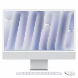 Apple iMac Apple M M4 59.7 cm [23.5"] 4480 x 2520 pixels All-in-One PC 16 GB 1 TB SSD macOS Sequoia Wi-Fi 6E [802.11ax] Silver (IMAC 24 M4 10/10/16 16GB 1TB - GE STD MM K+TID - SILVER)
