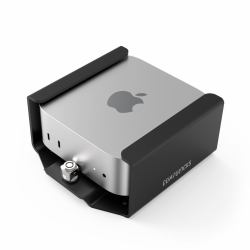 Compulocks MMEN24 PC-Sicherheitsgehäuse Schwarz Aluminium 1 Stück[e] (Compulocks Mac Mini Security Mount - System Sicherheitsmontageset - geeignet fÃ¼r Wandmontage, Tisch montierbar, unter Tisc...