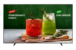 Samsung BE98D-H Digital Signage Flachbildschirm 2,49 m [98"] LED WLAN 4K Ultra HD Schwarz Eingebauter Prozessor Tizen 16/7 (Samsung BE98D-H - 247.7 cm [98"] Diagonalklasse BED-H Series LCD-TV mit L...