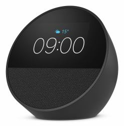 Echo Spot - Smart display, - black - Warranty: 12M