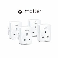 TP-Link Tapo P110M Smart Plug 2990 W Weiß (Tapo P110M V1 - Smart plug - energy monitoring - wireless - 802.11b/g/n, Bluetooth - 2.4 Ghz [pack of 4])