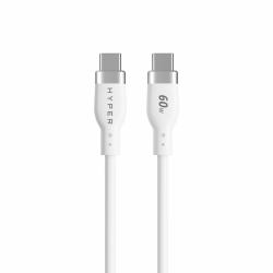 hyper HyperJuice USB Kabel USB 2.0 1,5 m USB C 60 W Weiß 
