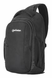 Manhattan Amsterdam 33,8 cm [13.3"] Tragetasche Schwarz (AMSTERDAM BACKPACK 13.3IN BLACK - SLING ANTITHEFT BLACK)