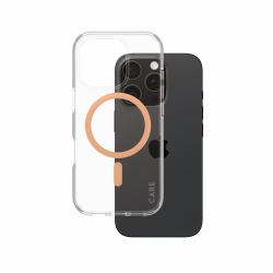 PanzerGlass CARE™ by ® Urban Combat Case Transparent m. Peachy MagSafe iPhone 16 Pro 