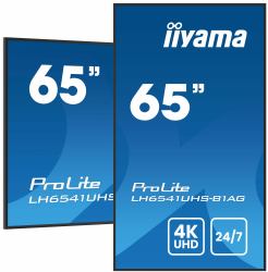 iiyama LH6541UHS-B1AG Signage-Display 163,8 cm [64.5"] LCD 500 cd/m² 4K Ultra HD Schwarz 24/7 (LH6541UHS-B1AG /65" LCD UHD)