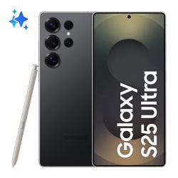 Samsung Galaxy S25 Ultra 17,5 cm [6.9"] Dual-SIM Android 15 5G USB Typ-C 12 GB 256 GB 5000 mAh Schwarz, Titan (SAMSUNG S25 ULTRA 5G S938/DS TITANIUM BLACK 12/256GB)