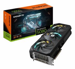 GIGABYTE GeForce RTX 5080 GAMING OC 16G Graphics Card - 16GB GDDR7, 256bit, PCI-E 5.0, 2730MHz Core Clock, 3 x DisplayPort, 1 x HDMI, GV-N5080GAMING OC-16GD (GIGA VGA 16GB RTX5080 GAMING OC-16G 3xD...