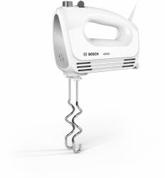 Bosch MFQ24200 Mixer Handmixer 400 W Gebürsteter Stahl, Weiß (Bosch CleverMixx MFQ24200 - hÃ¥ndmixer)