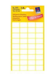 Avery Mini-Organisations-Etiketten, weiß, 18 x 12 mm, permanent (Avery Multi-Purpose Labels - etiketter)