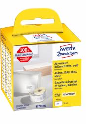 Avery ASS0722400 selbstklebendes Etikett Rechteck Permanent Weiß 260 Stück[e] (Avery Zweckform - rektangulÃ¦re mÃ¦rkate)