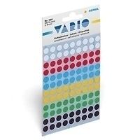 HERMA Multi-purpose labels ø 8 mm colours assorted 540 pcs. selbstklebendes Etikett (HERMA - etiketter - 540 etikette[r] -)