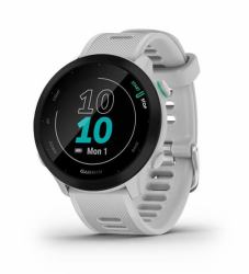 Garmin Forerunner 55 2,64 cm [1.04"] MIP 42 mm Digital 208 x 208 Pixel Schwarz GPS (Garmin Forerunner 55 - hvid - sportsur)