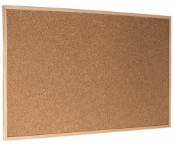 Esselte Economy Cork Noticeboard Wood frame 60x90cm (Opslagstavle kork Ã¸konomi 60x90cm)