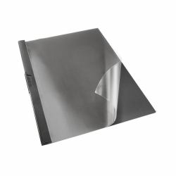 Esselte VIVIDA A4 Präsentations-Mappe Polyvinylchlorid [PVC] Schwarz (Klemmappe Vivida PP A4 sort)