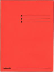 Esselte 44228 Sammelmappe Karton Rot A4 (3-klap mappe Rainbow karton A4 rÃ¸d)