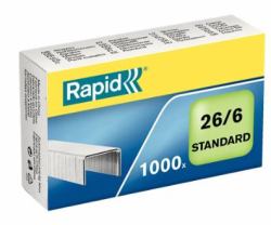 Rapid 24861300 Heftklammer Klammerpack 1000 Heftklammern (Rapid hÃ¦fteklammer Standard 26/6 t/20)