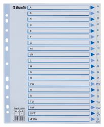 Esselte 100149 Tab-Register Polypropylen [PP] Weiß (Esselte Register PP A4 Maxi A-Ã hvid)