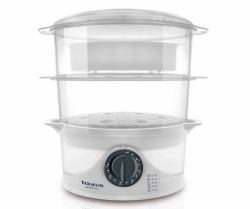 Taurus Salutecook Dampfgarer 2 Korb/Körbe Freistehend 800 W Transparent, Weiß (Taurus Salutecook - ris koger/damper)